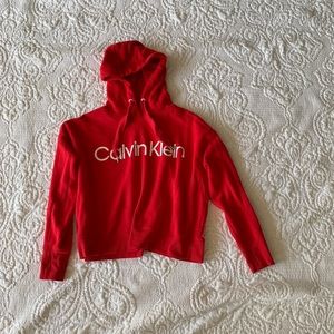 Calvin Klein performance cropped hoodie